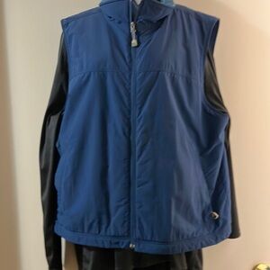 Men's L L Bean fleece lined vest, size XL